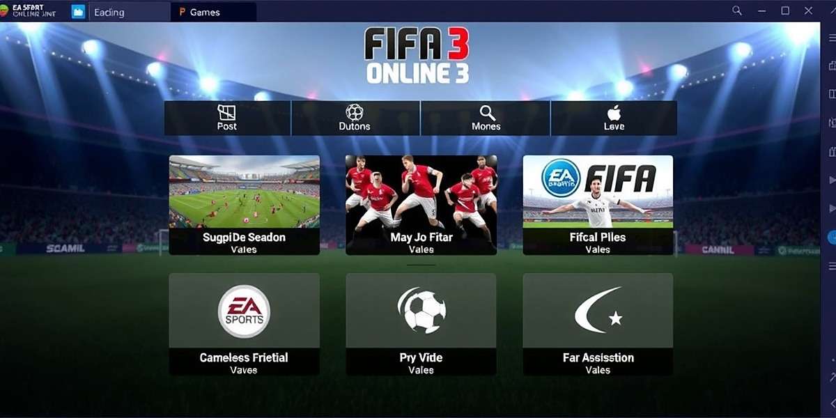 EA SPORTS FIFA Online 3 Main Menu EA SPORTS FIFA Online 3 main menu showing different game modes