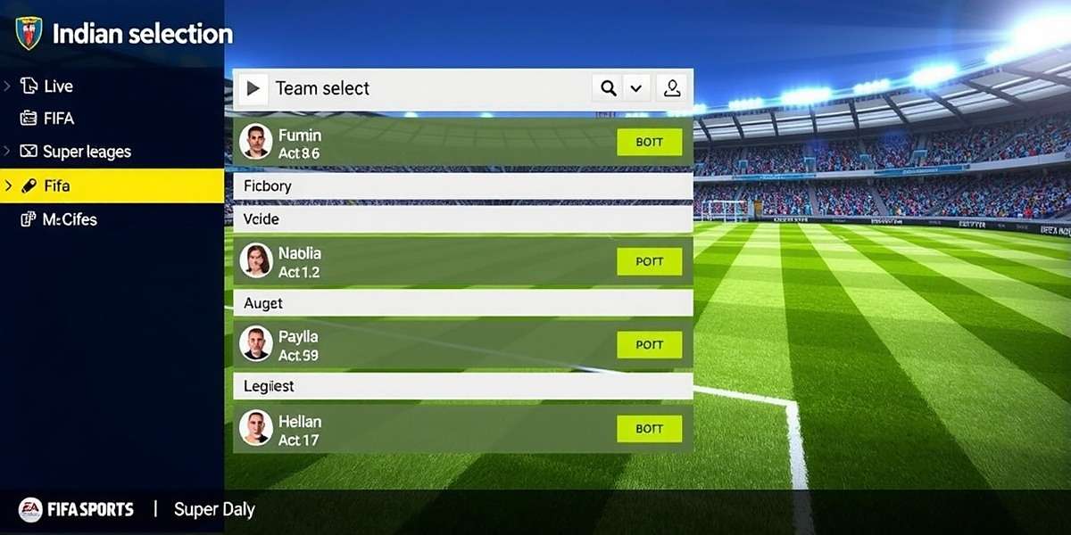 EA SPORTS FIFA Online 3 ISL Teams EA SPORTS FIFA Online 3 Indian Super League team selection screen